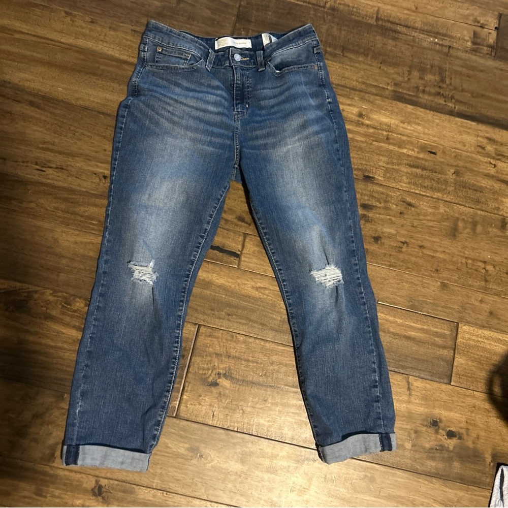Signature by Levi Strauss Blue Boyfriend Jeans